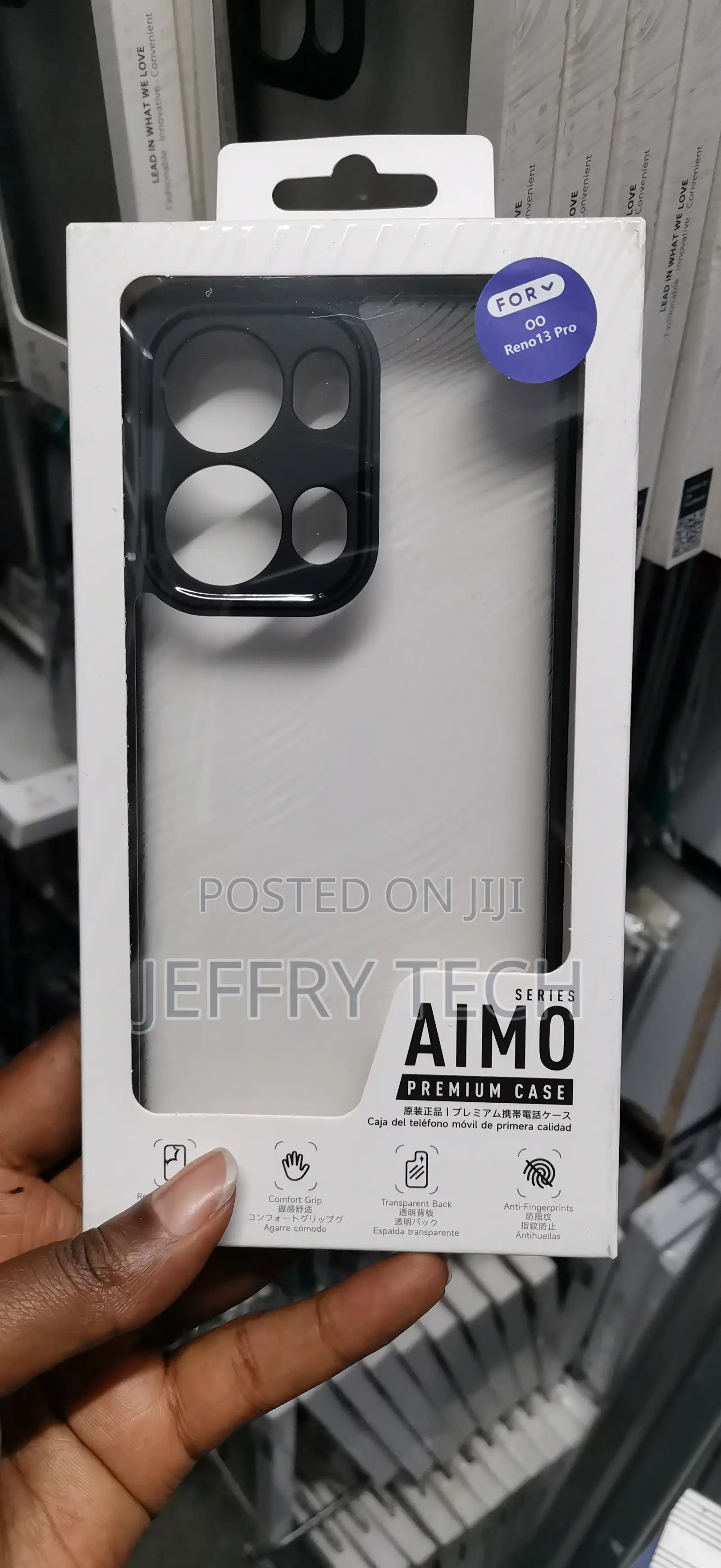 Siyrer Aimo Series Clear Hard Tpu Cover for Oppo Reno13 Pro