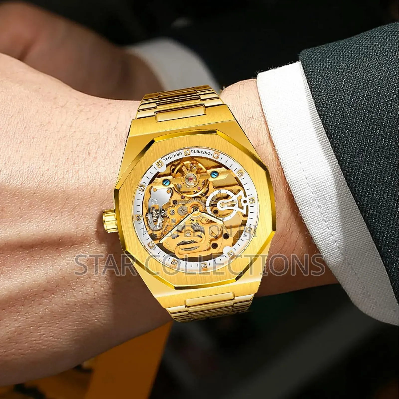 Gold Forsining Automatic Mechanical Watch