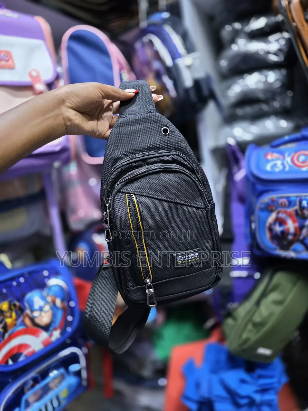 Black Chest Bags