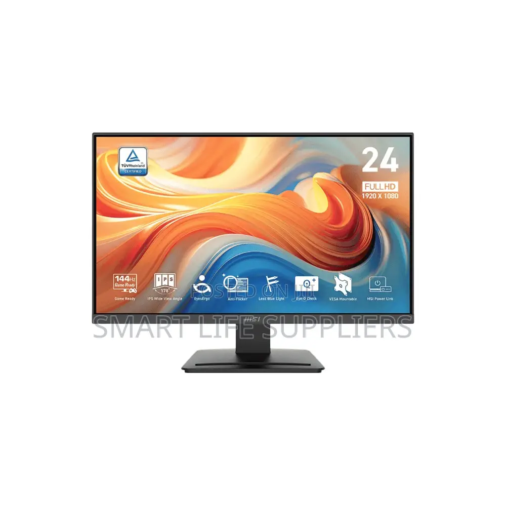 Msi Pro Mp243l E14 1920×1080 (Fhd) 144hz Gaming Monitor