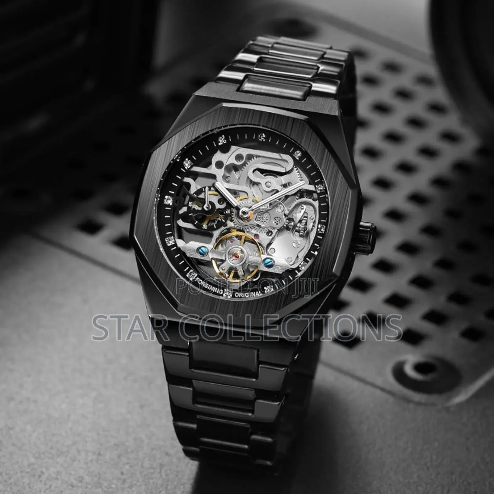Black Forsining Automatic Mechanical Watch