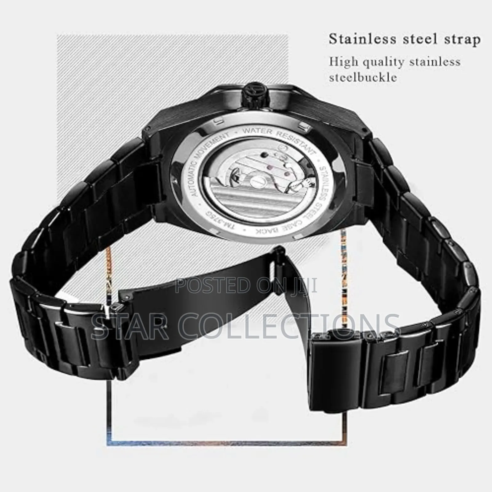Black Forsining Automatic Mechanical Watch