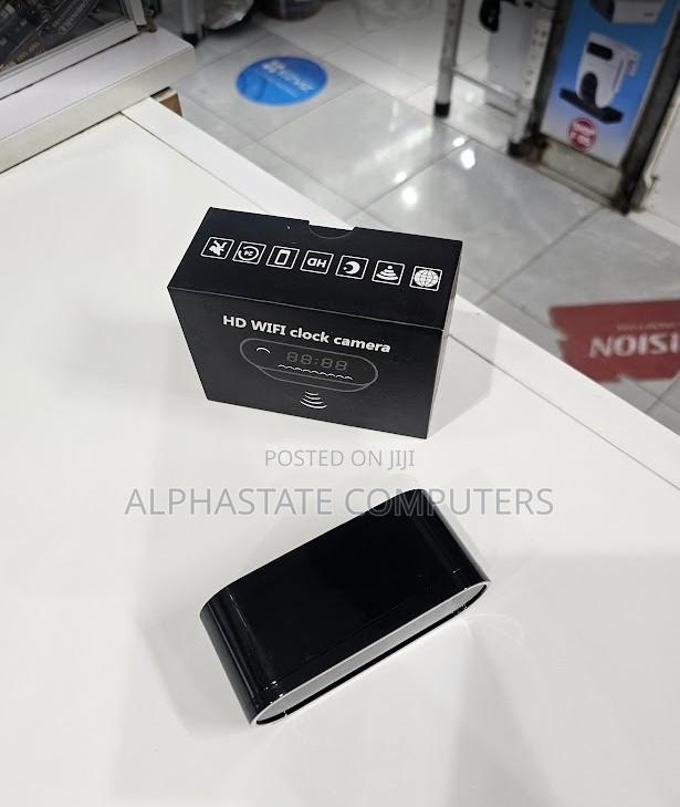 Wireless Hd Table Clock Camera for Home Office Surveillance Use - main view