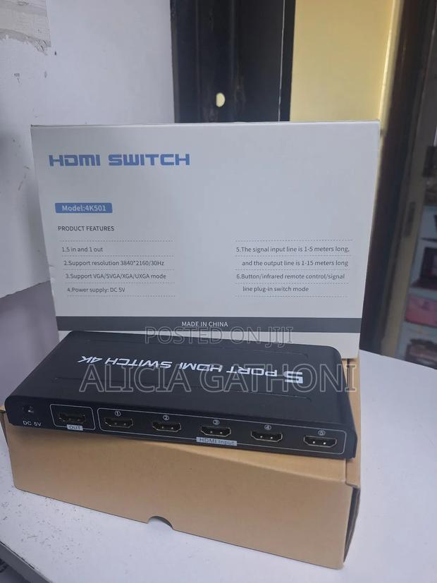 5 to 1 Powered Hdmi Switch - thumbnail 2