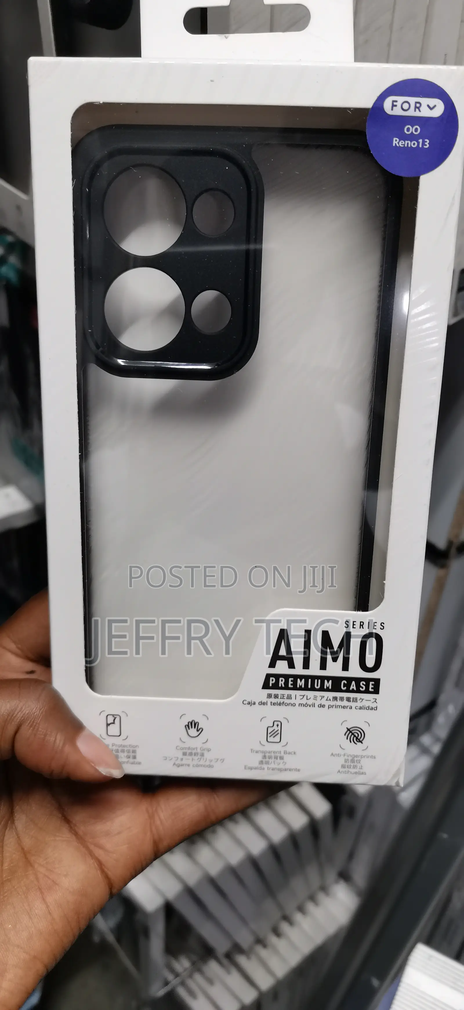 Ducis Aimo Series Clear Tpu Hard Cover for Oppo Reno13