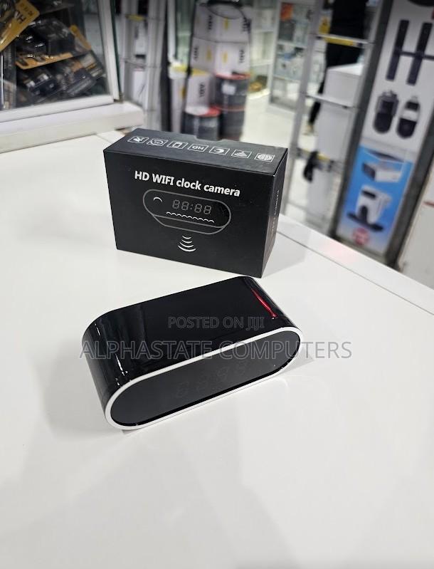 Wifi Smart Alarm Clock Camera With Hd Video and Motion Tracking