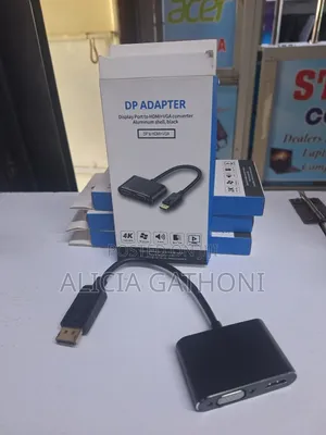 Display Port to Hdmi +Vga Converter