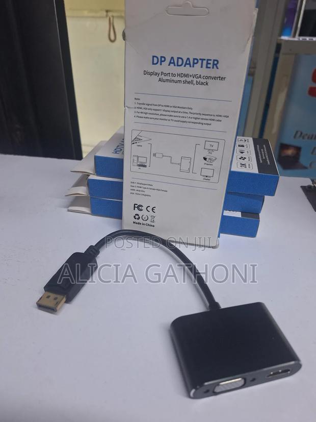 Display Port to Hdmi +Vga Converter - thumbnail 2