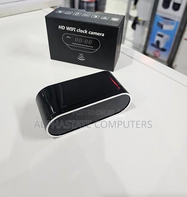 Wireless Indoor Table Clock Camera Hd With Real-Time Video Monitoring