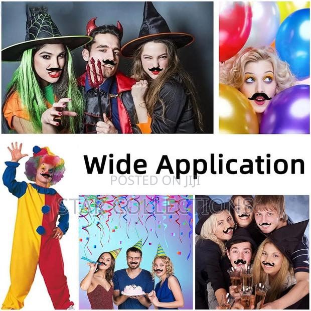 Fake Moustache 12pcs Set - thumbnail 4