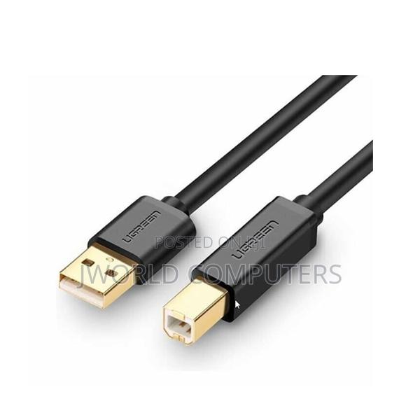 Ugreen Usb-a 2.0 Am to Bm Print Cable 3m (Black) - Us135 - thumbnail 2