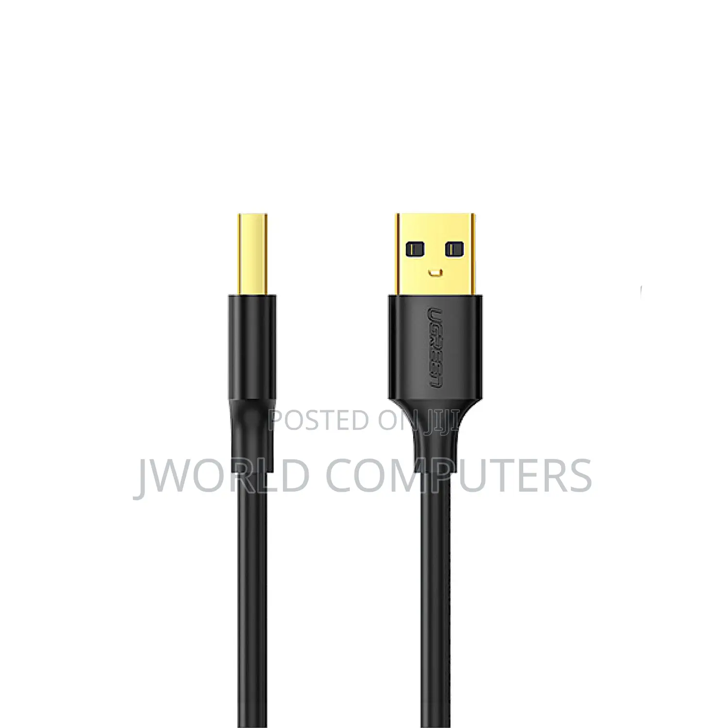 Ugreen Usb-a 2.0 Am to Bm Print Cable 3m (Black) - Us135