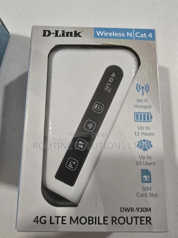 Dlink 4g Lte Mobile Router DWR-930m White - main view