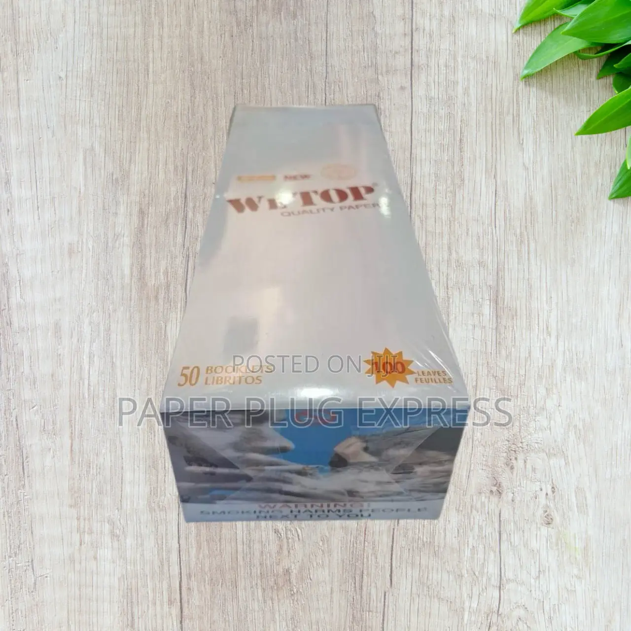 Wetop White Regular / Queen Size Rolling Paper - 100 Leaves