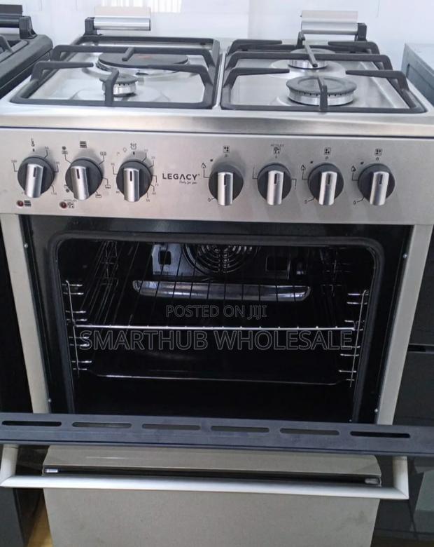 60*60 Legacy 3+1 With Heavy Cast Iron Grill, Jet Gas Valve ,Turbo Fan