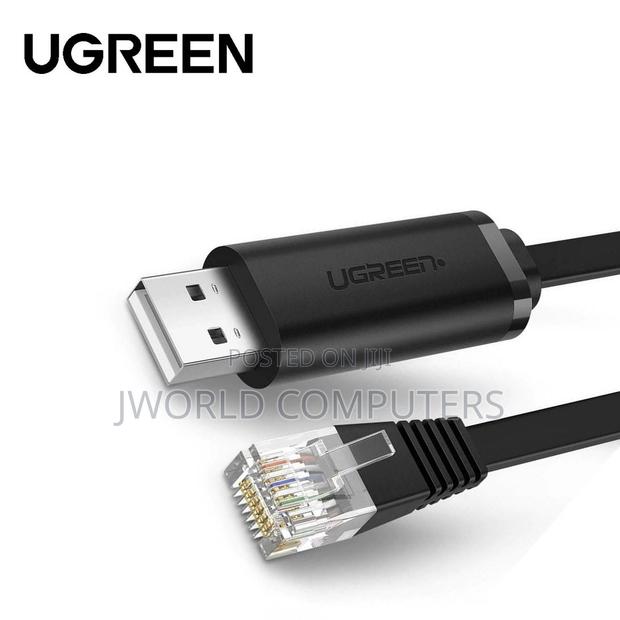 Ugreen Usb-a to Rj45 Console Cable 1.5m (Black) - Cm204