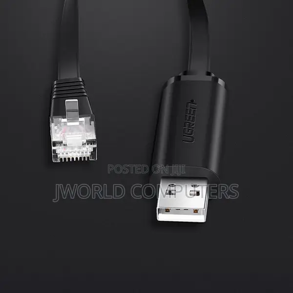 Ugreen Usb-a to Rj45 Console Cable 1.5m (Black) - Cm204