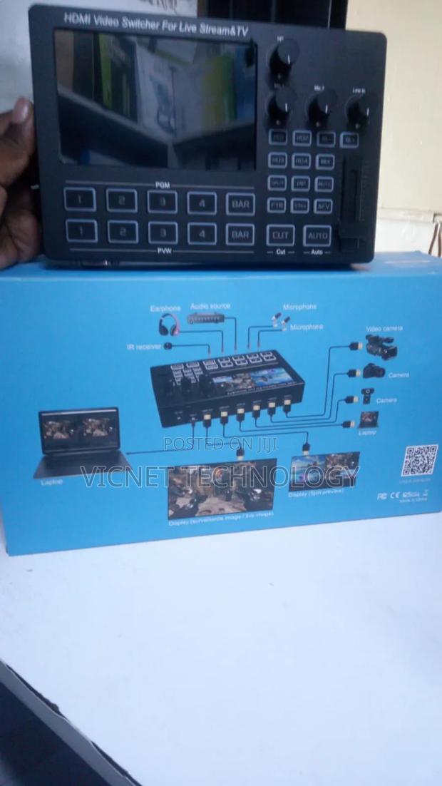 Hdmi Video Switcher With Built in Screen Display