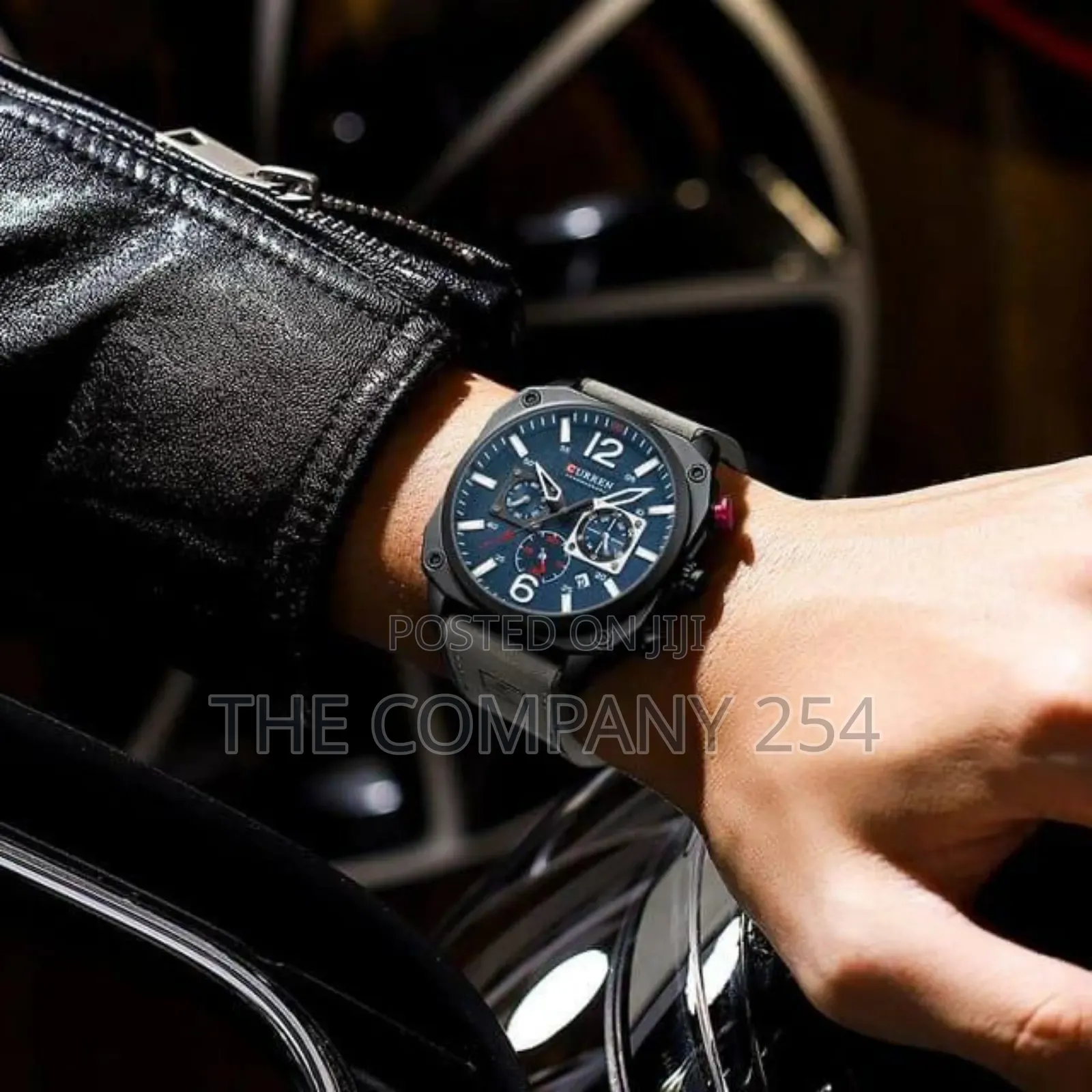 Curren Gents 8398 Chronograph Water Resistant Date Display