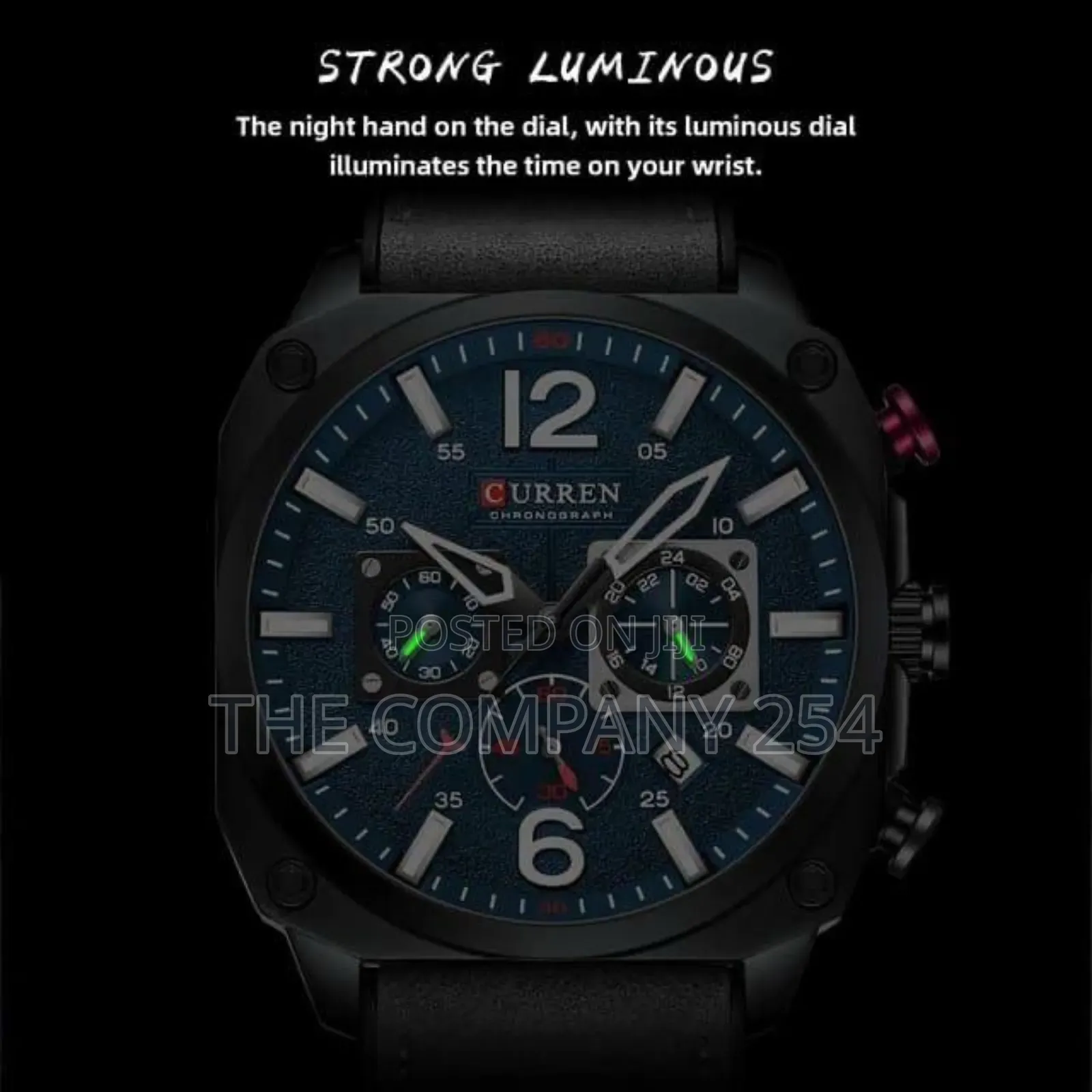 Curren Gents 8398 Chronograph Water Resistant Date Display