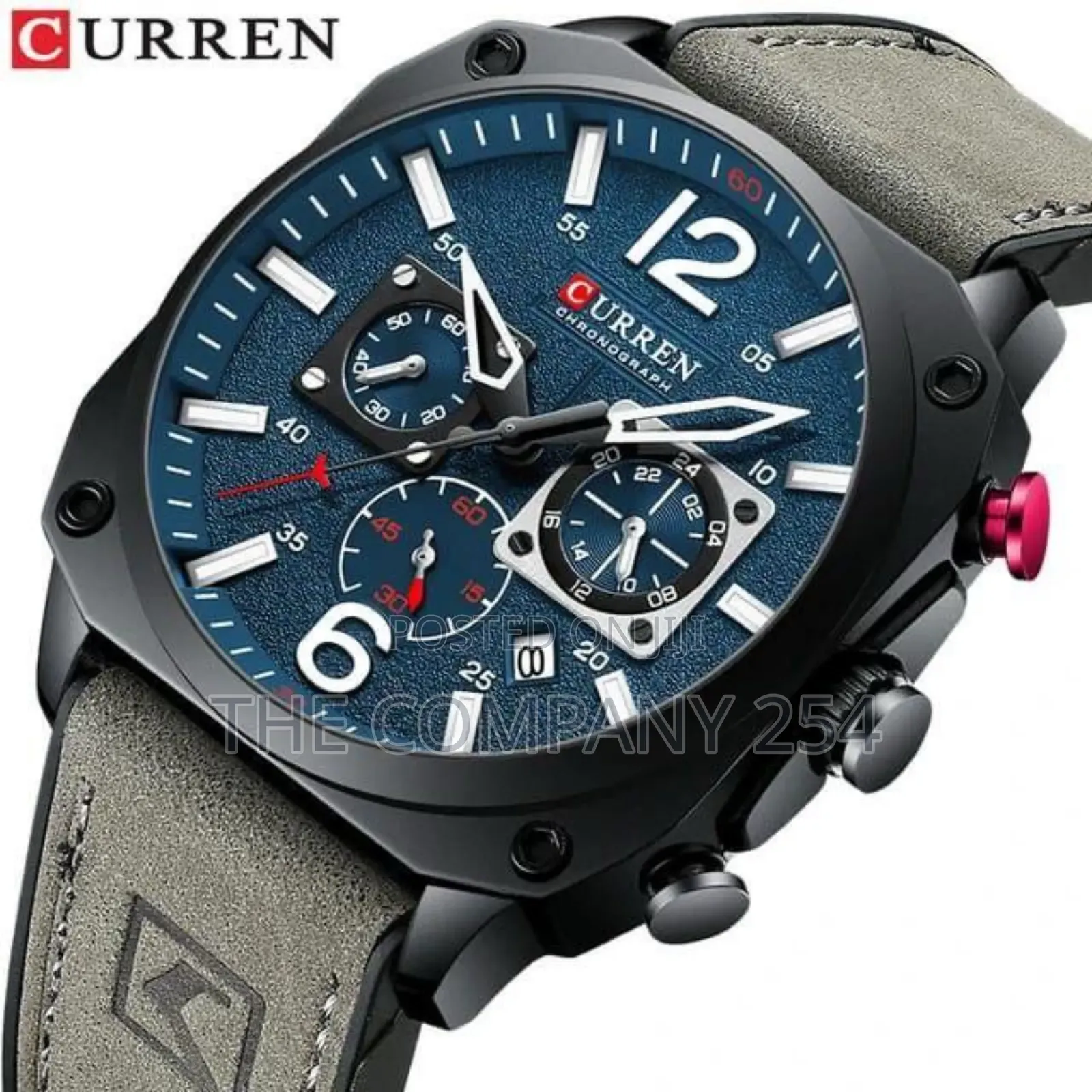 Curren Gents 8398 Chronograph Water Resistant Date Display