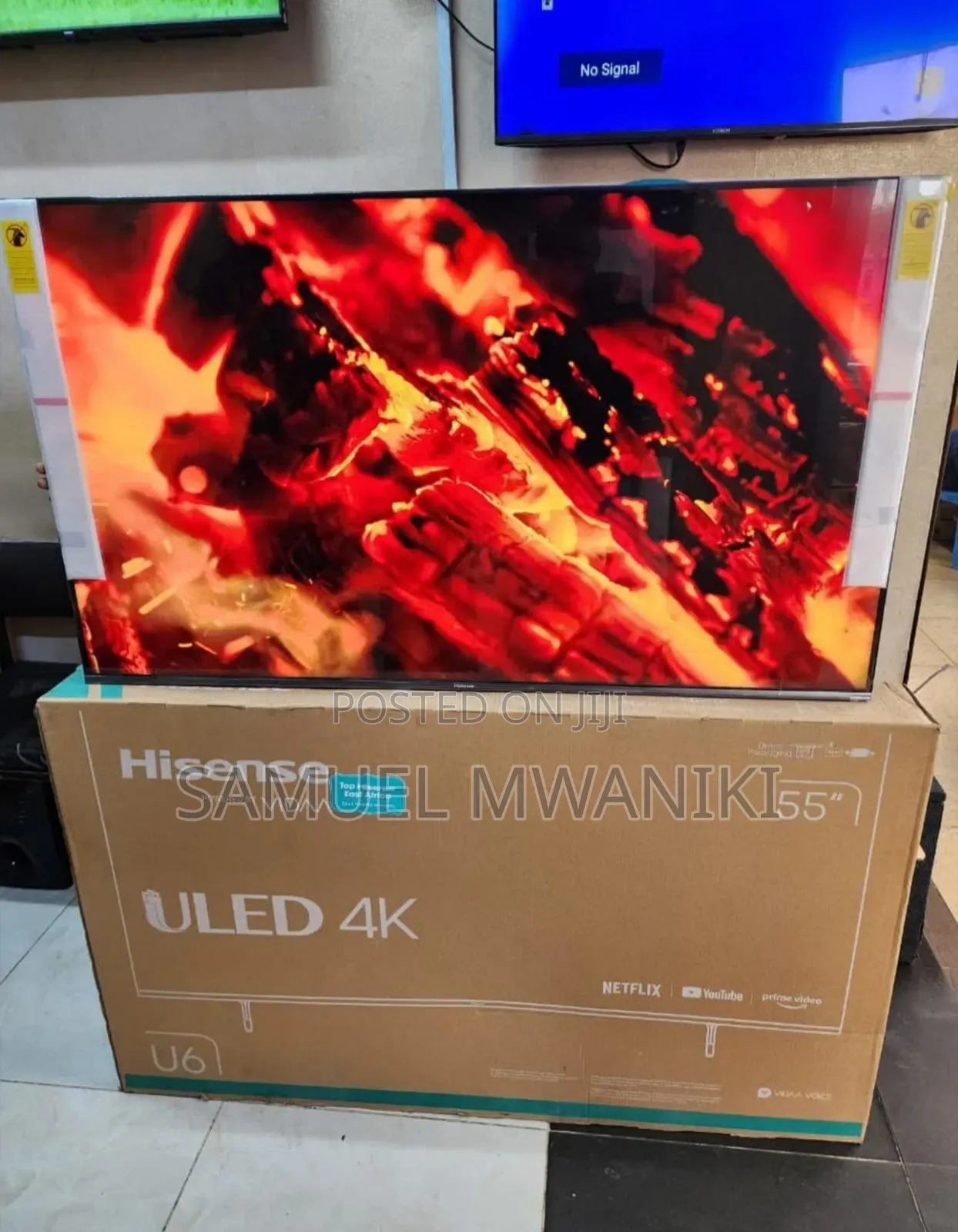 Hisense 55" Uled Pro Mini Led Uhd Smart Tv Latest Model Frameless