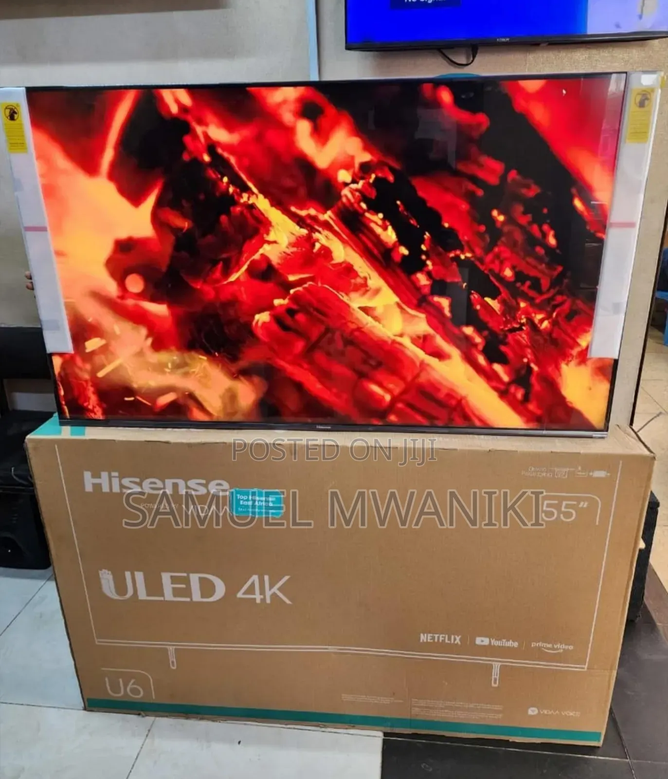 Hisense 55" Uled Pro Mini Led Uhd Smart Tv Latest Model Frameless