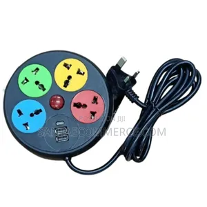 Round Extension With 2usb and Type C Slot