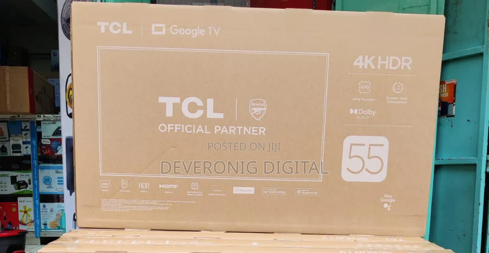 *Tcl 55" Smart Google Tv* *Model: V6c Smart Tv
