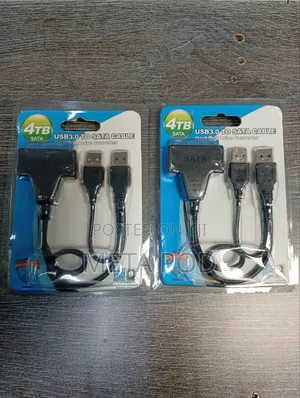 Usb 3.0 to Sata 2.5" 4tb Hard Disk Adapter Cable With Power