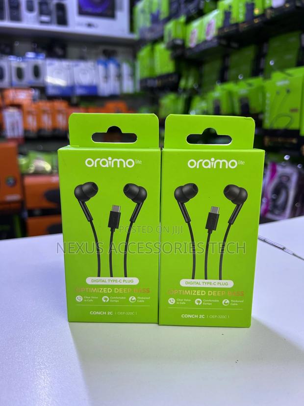 Oraimo Type-C Earphones Conch 2c - Original,Clear Sound - main view
