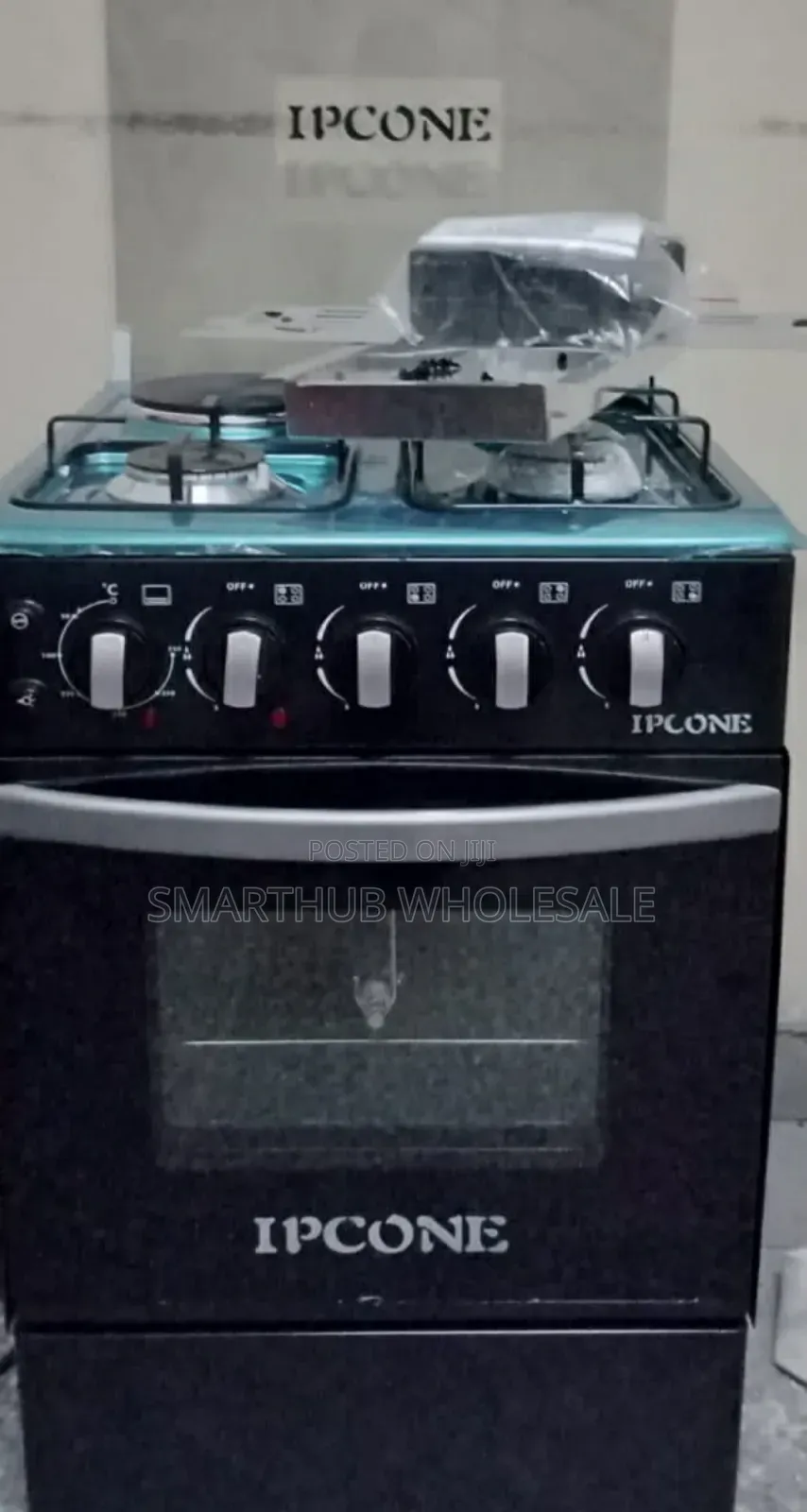 Ipcone 50x55 Standing Cooker 3+1 Burners With Electric Oven