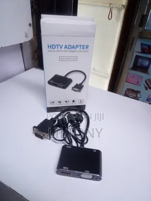 New Vga to Hdmi+Vga Adapter With Audio