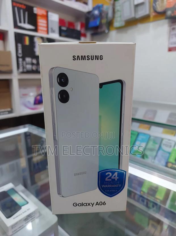 New Samsung Galaxy A06 64 GB Black - thumbnail 2