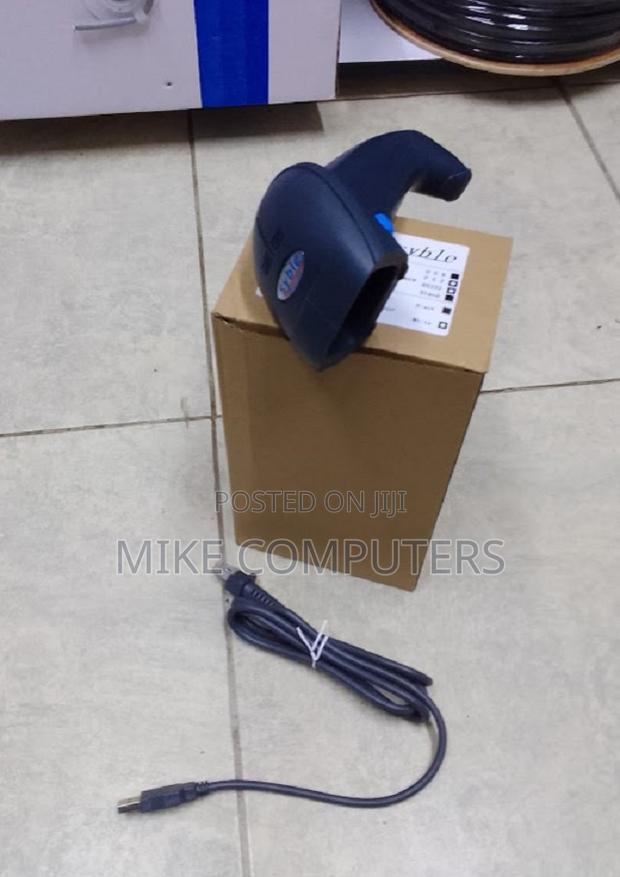 Automatic Scanning Usb Wired Laser Barcode Scanner With Stand Pos Use - main view