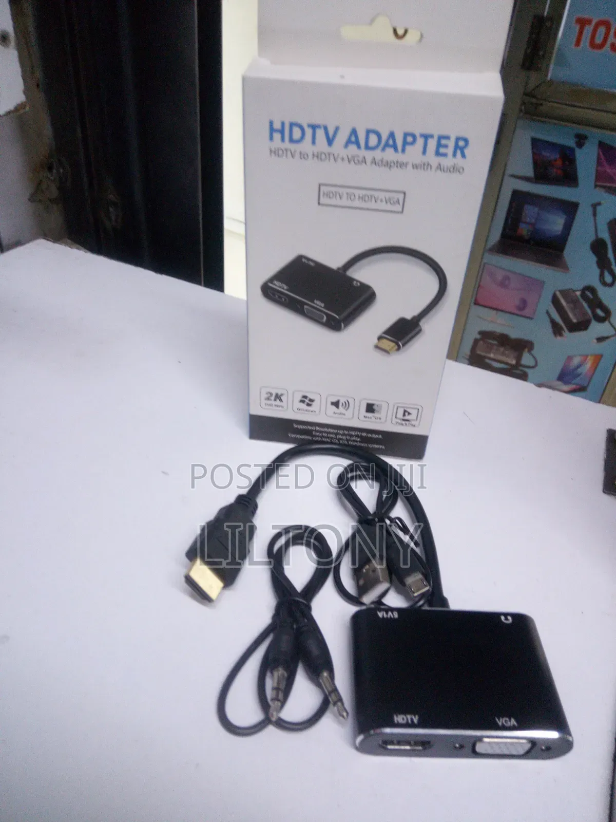 Hdmi to Hdmi+Vga Adapter With Audio