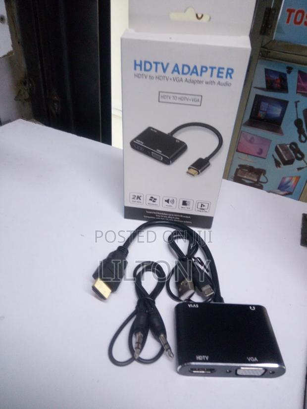 Hdmi to Hdmi+Vga Adapter With Audio - main view