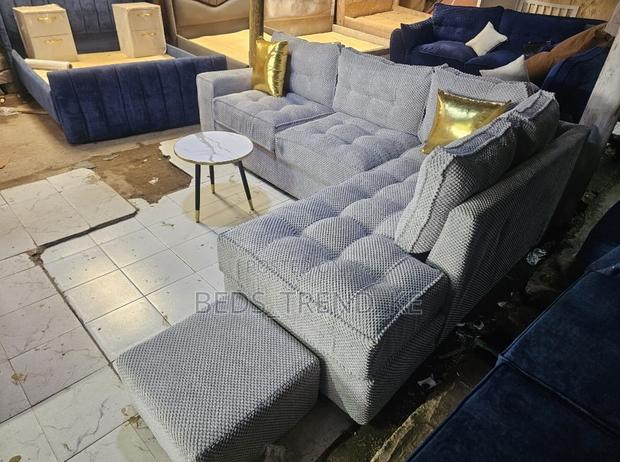 Firm Supportive 6 Seater L Sofa