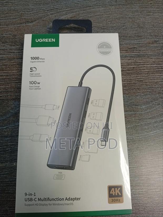 The Ugreen Cm498 9-in-1 Usb-C Multifunction Adapter