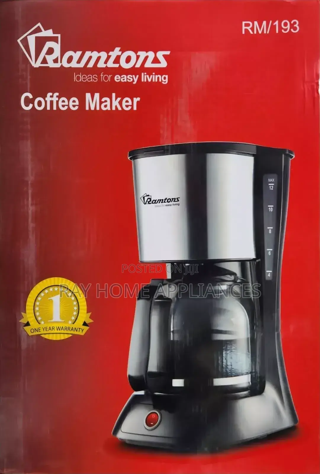 Ramtons Coffee Maker Rm193