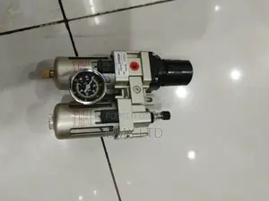 Heavy-Duty Pneumatic Air Control FRL Unit With Pressure Gauge