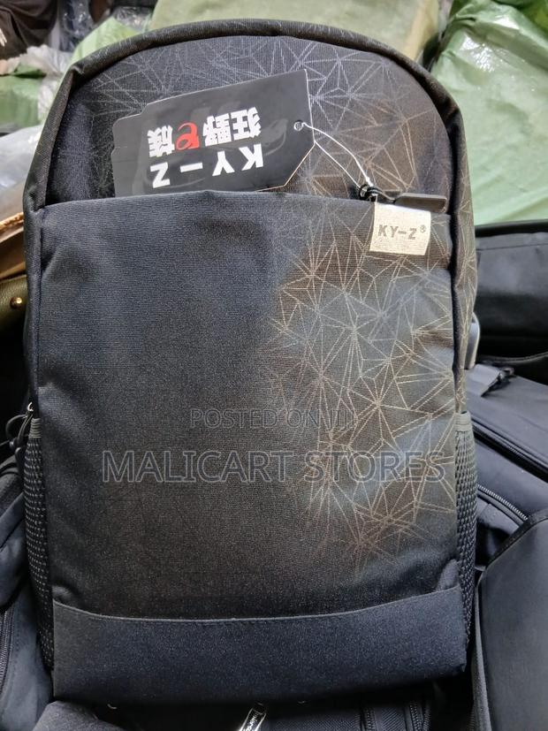 Ky-Z Designer Backpack – Black - main view