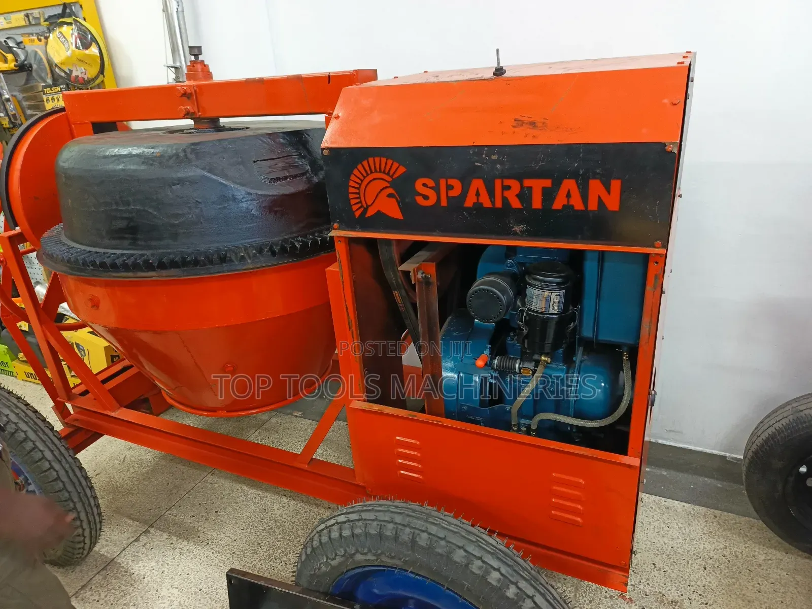 Spartan 500l Concrete Mixer With 10hp Diesel Engine