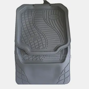 PVC Rubber Car Floor Mats Car Carpet 5 Seater