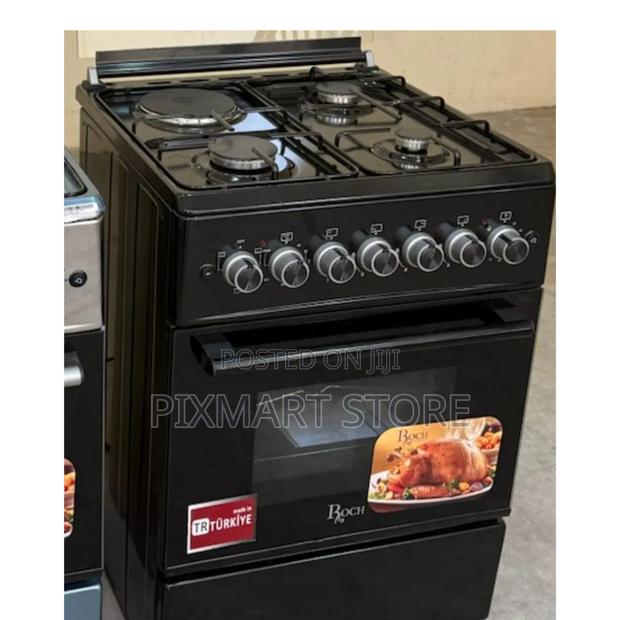 Roch 60×60 Black Standing Cooker With 3+1 Burners