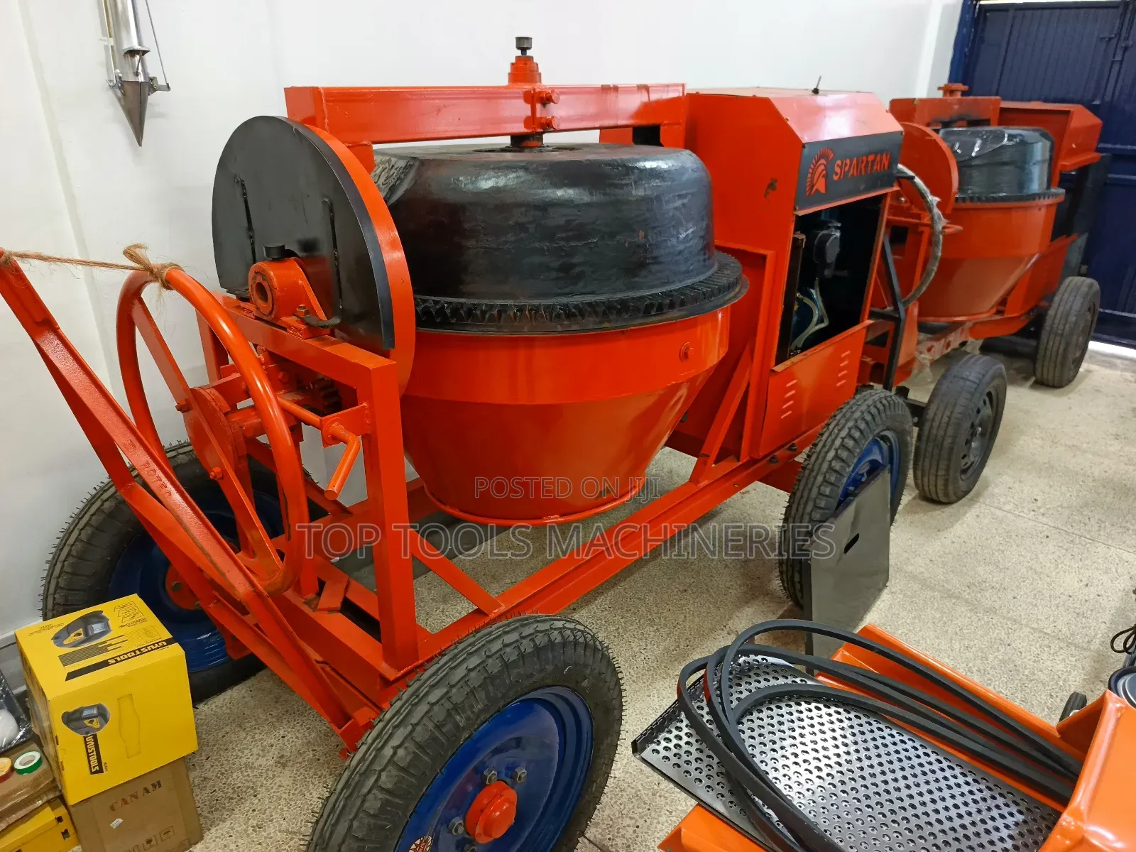 Titan 500l Concrete Mixer With 10hp Diesel Engine