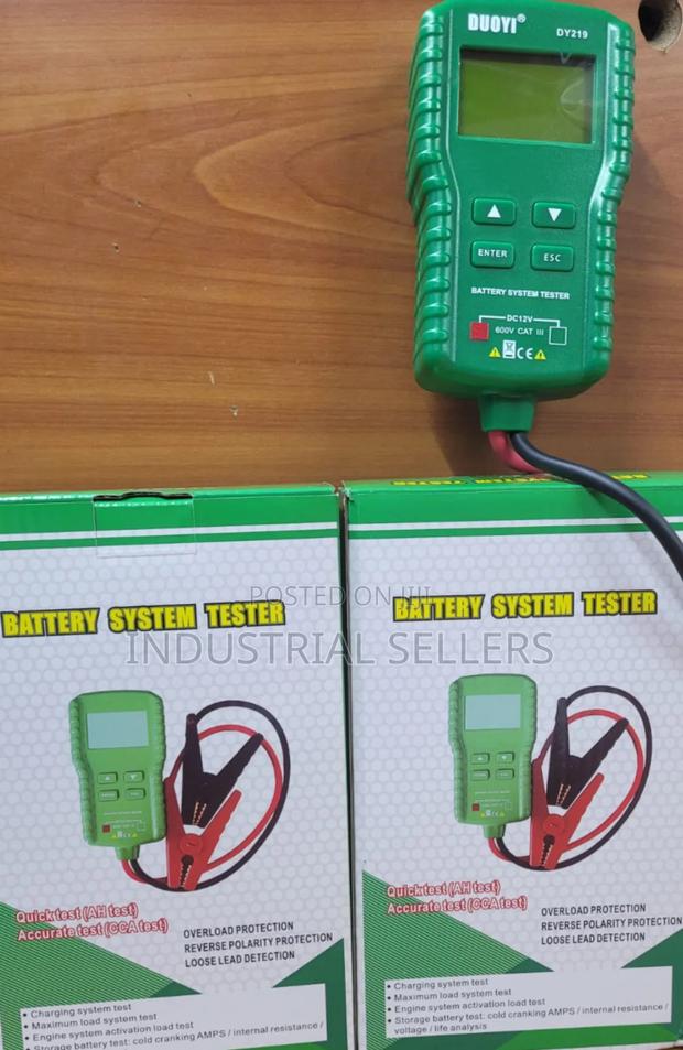 Digital Battery System Tester - main view