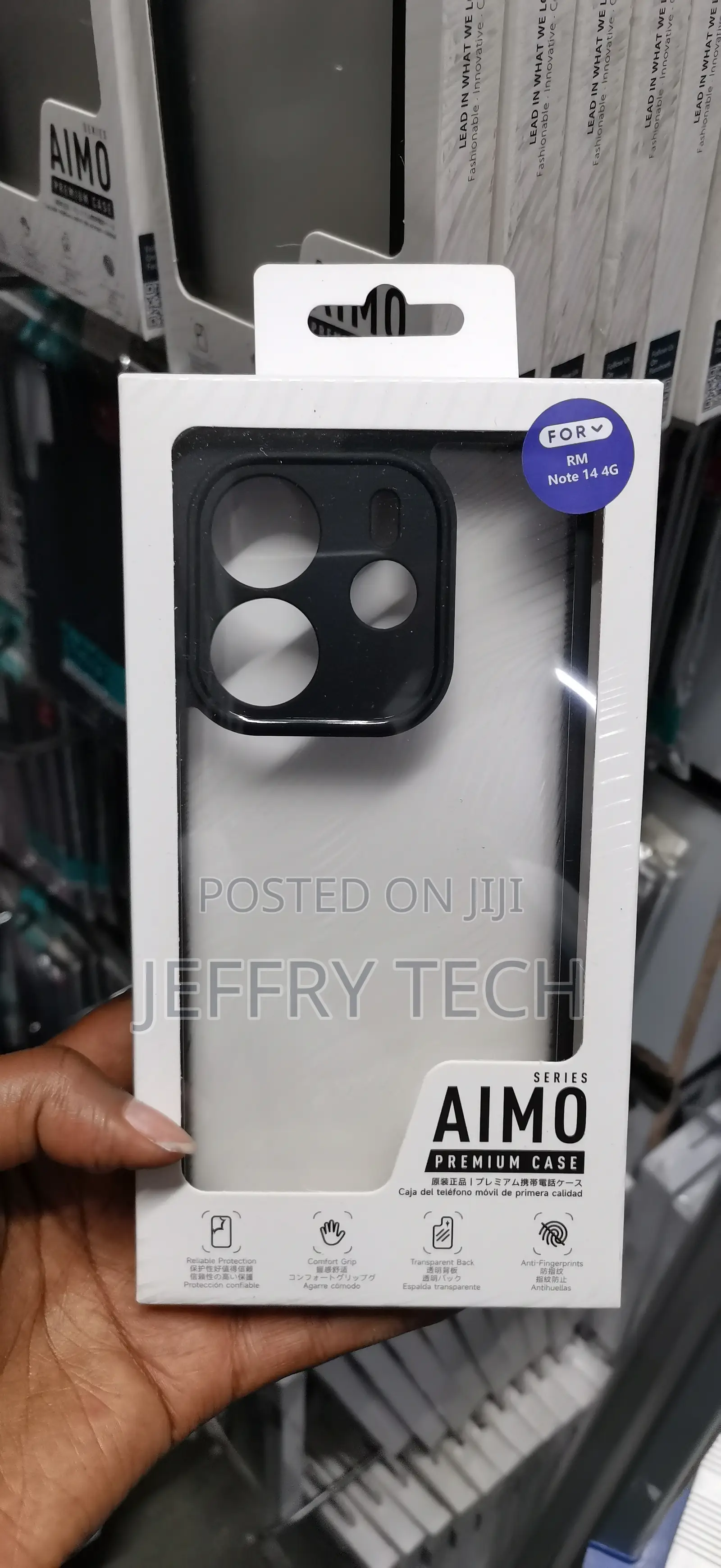 Xudix Aimo Series Hard Tpu Clear Cover for Redmi Note 14 4g