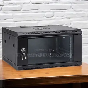 6u Wall Mount Cabinet, Pre-Assembled Easy Access Panels