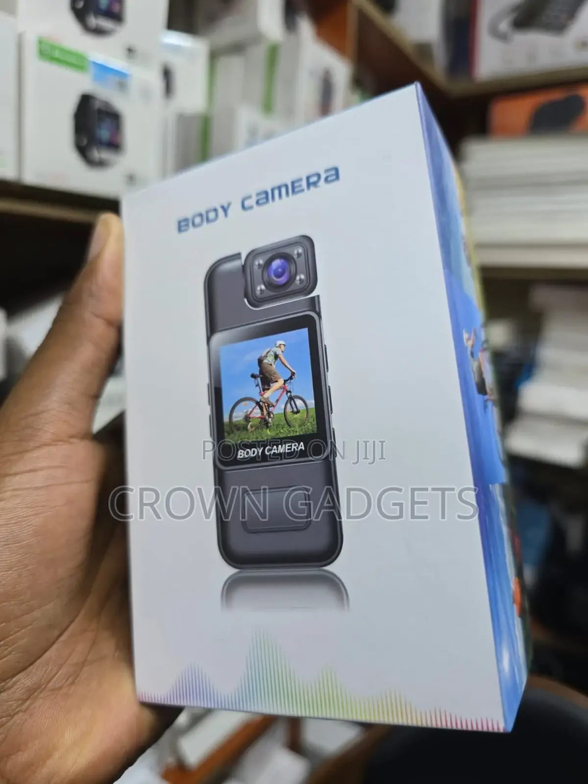 Compact Clip-on Body Camera With 180° Rotating Lens